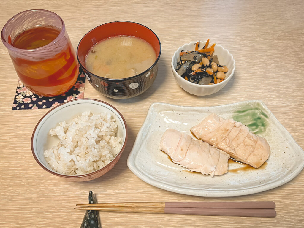 鶏むね定食